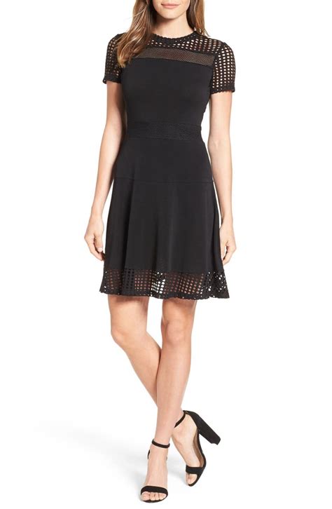 michael kors metallic fit and flare dress|Michael Kors Women's Metallic Dresses .